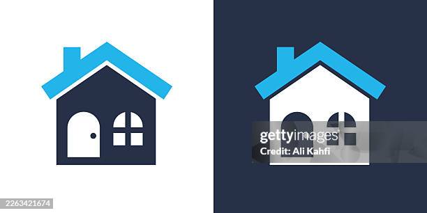 house glyph solid icon. solid icon that can be applied anywhere, simple, pixel perfect and modern style. - house vector stock illustrations