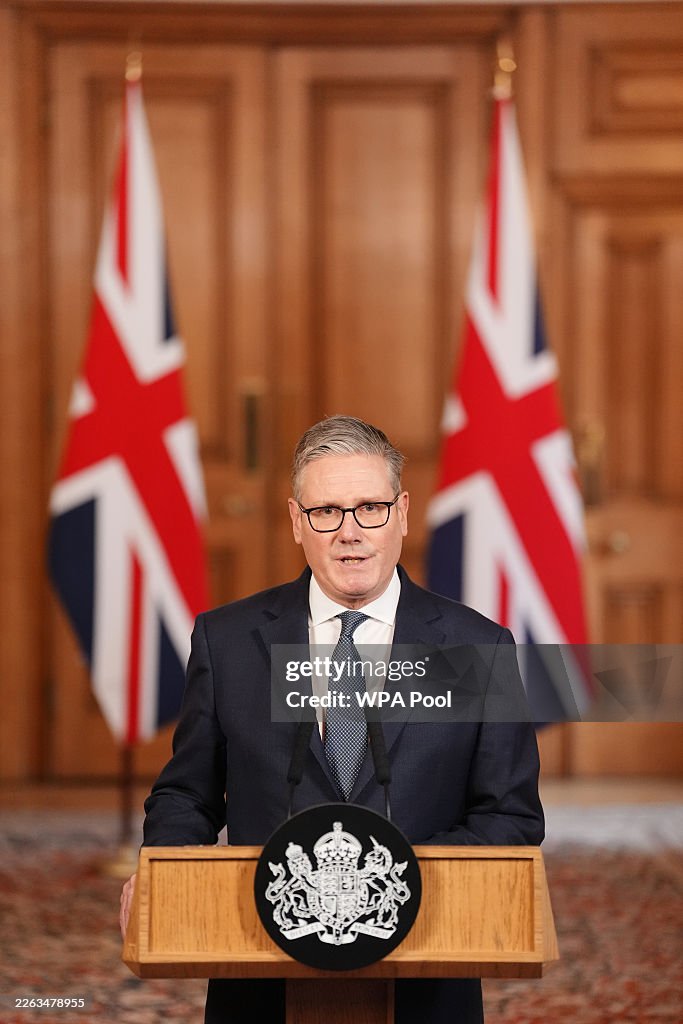 British PM Keir Starmer Delivers Statement After U.S. And Israel Attack Iran