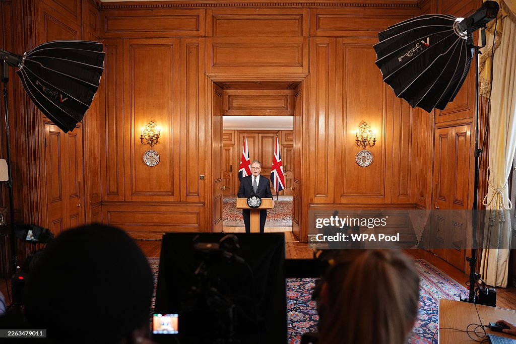 British PM Keir Starmer Delivers Statement After U.S. And Israel Attack Iran