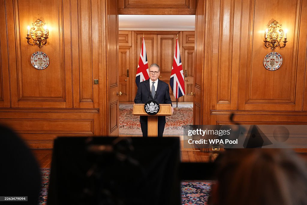 British PM Keir Starmer Delivers Statement After U.S. And Israel Attack Iran