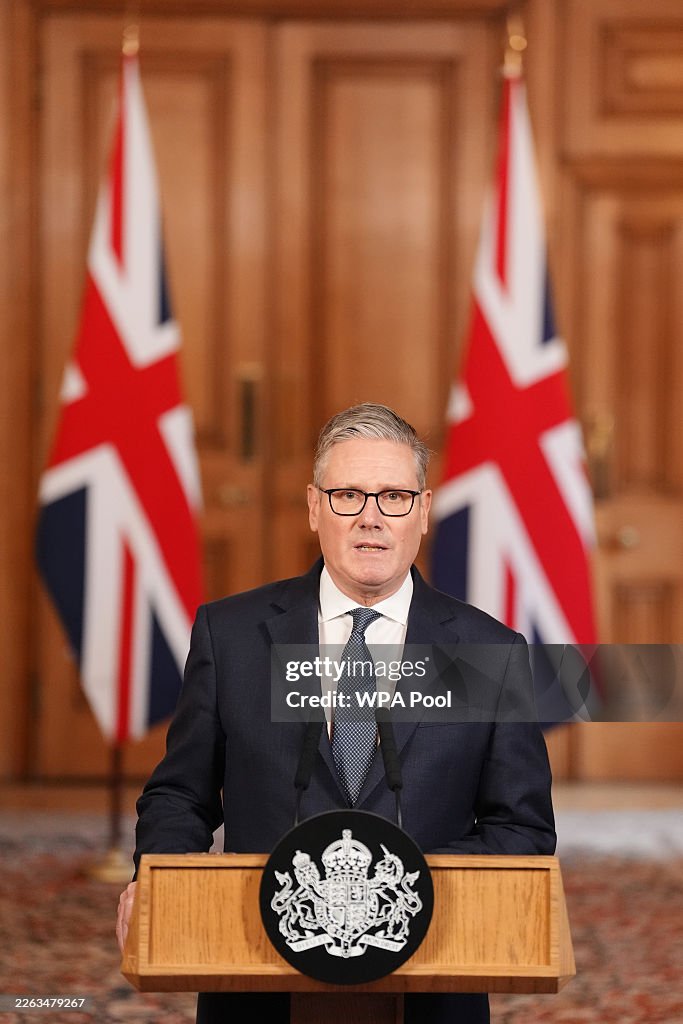 British PM Keir Starmer Delivers Statement After U.S. And Israel Attack Iran