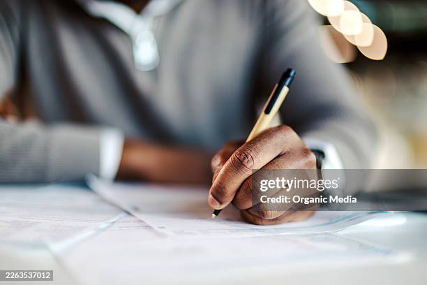 person writing or signing important business documents - application form stock pictures, royalty-free photos & images