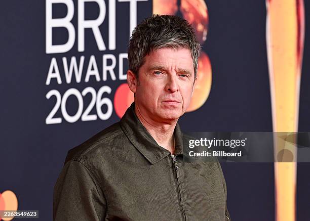 Noel Gallagher at The BRIT Awards 2026 held at Co-op Live on February 28, 2026 in Manchester, England.