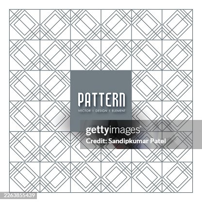 Geometric ornament pattern Geometric ornament pattern