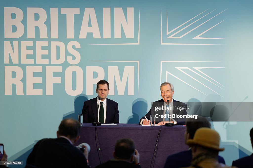 Reform UK Leader Nigel Farage News Conference