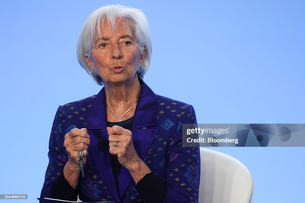 European Central Bank President Christine Lagarde Speaks At International Women's Day 2026 Conference