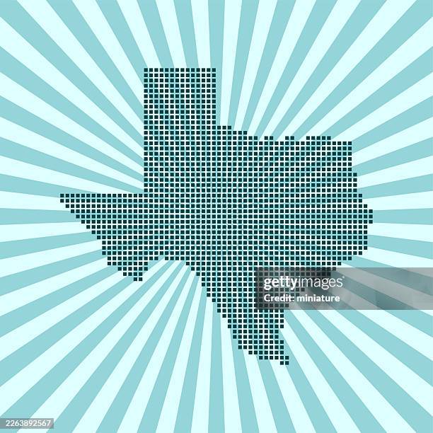 texas map - sunshine state stock illustrations