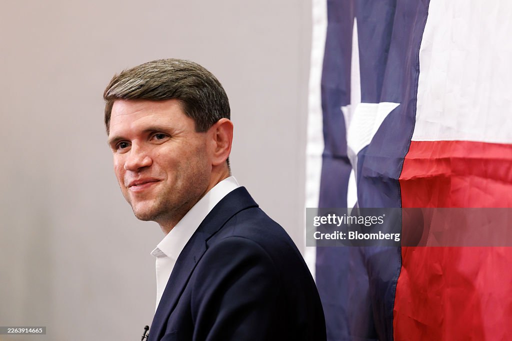 Texas State Representative Talarico Campaigns Ahead Of Primary Election