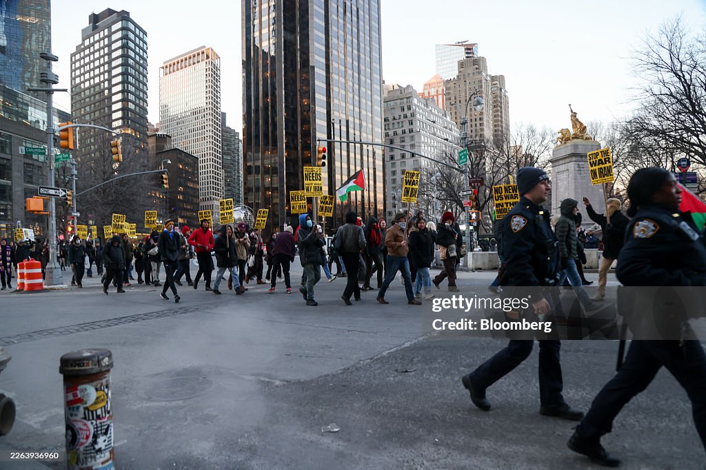 Protests As Trump Vows 'Whatever It Takes' With Iran Conflict Widening