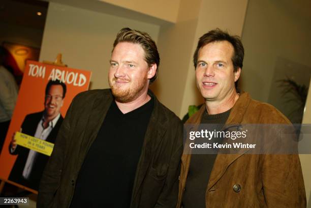 Donal Logue and Bill Paxton at Tom Arnold's book party at The Grafton Hotel in West Hollywood, Ca. Wednesday, Oct. 30, 2002. Photo by Kevin...