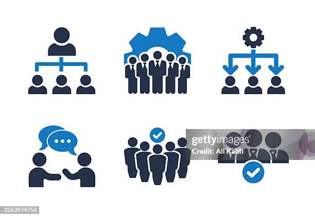 business people glyph solid icons. solid icon that can be applied anywhere, simple, pixel perfect and modern style - stakeholder stock illustrations