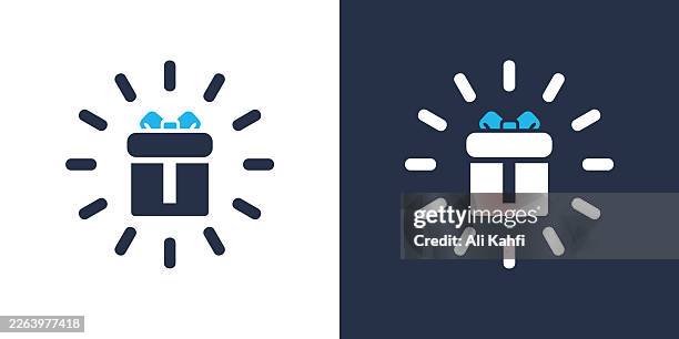 prize glyph solid icon. solid icon that can be applied anywhere, simple, pixel perfect and modern style. - exchanging gift stock illustrations