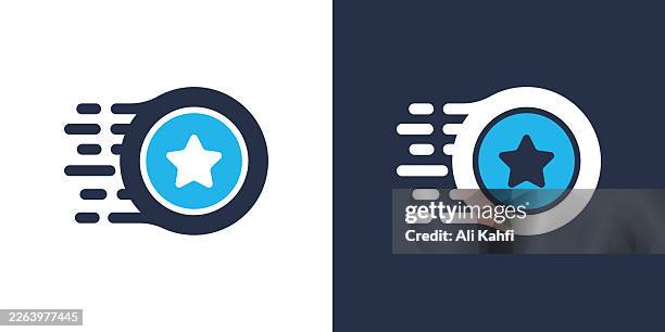 star glyph solid icon. solid icon that can be applied anywhere, simple, pixel perfect and modern style. - exchanging gift stock illustrations