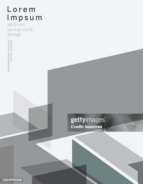 perspective construction concepts background - solid colour block stock illustrations