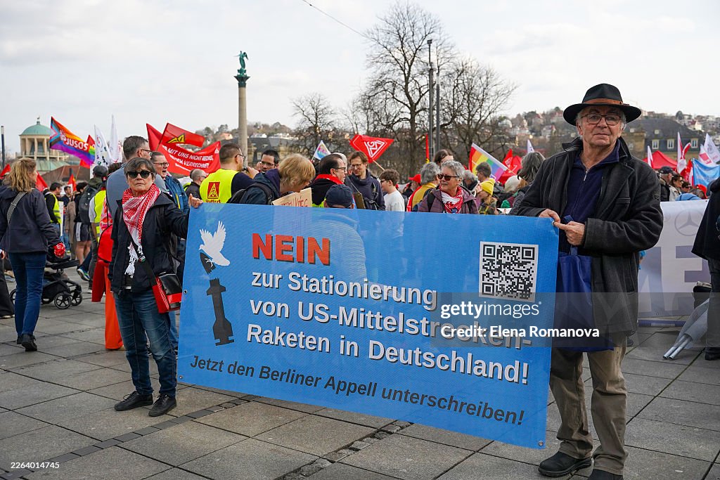 Labour Unions Protest Over Working Hours And Labour Rights