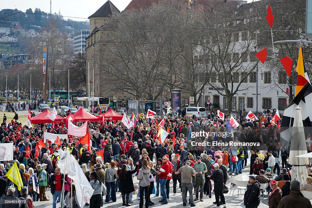 Labour Unions Protest Over Working Hours And Labour Rights