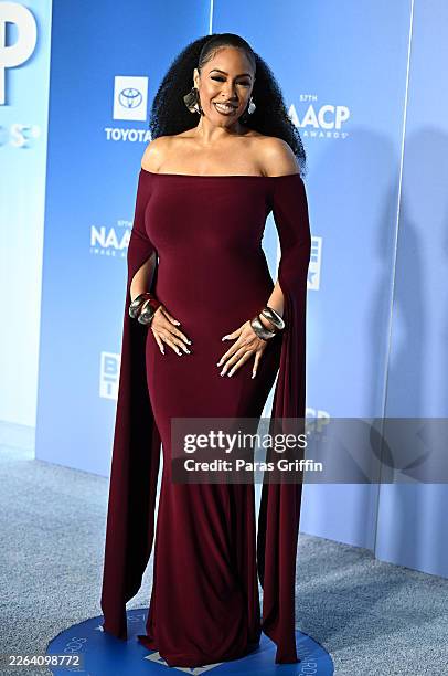 Miabelle attends the 57th NAACP Image Awards at Pasadena Civic Auditorium on February 28, 2026 in Pasadena, California.