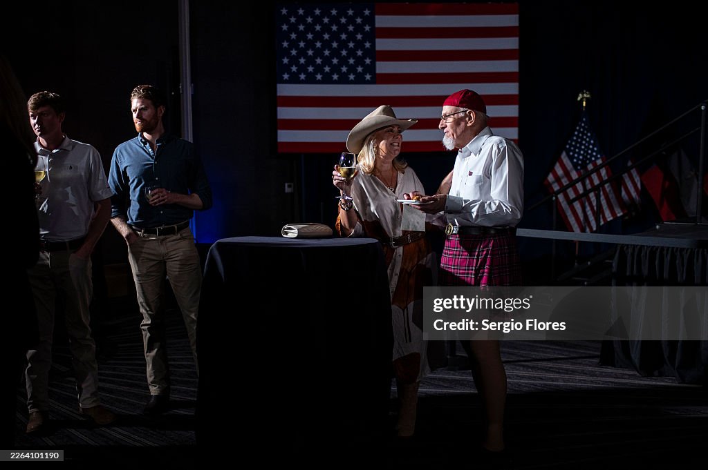 GOP Texas Senate Candidate Ken Paxton Holds His Primary Night Party In Dallas