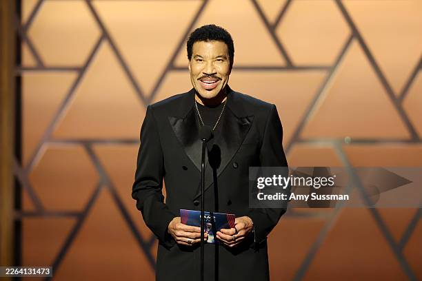 Lionel Richie speaks onstage during the 57th NAACP Image Awards at Pasadena Civic Auditorium on February 28, 2026 in Pasadena, California.