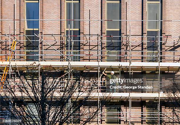 scaffolding - scaffolding stock pictures, royalty-free photos & images