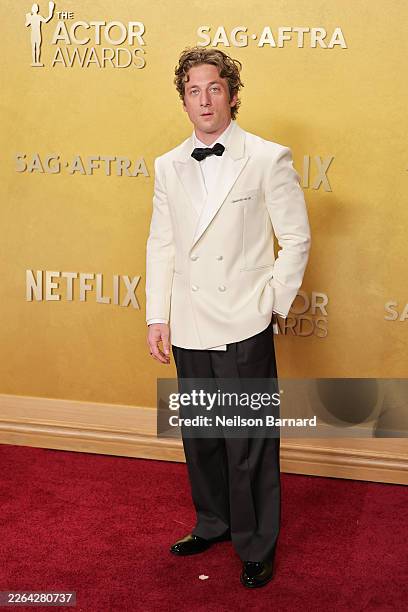 Jeremy Allen White attends the 32nd Annual Actor Awards at Shrine Auditorium and Expo Hall on March 01, 2026 in Los Angeles, California.