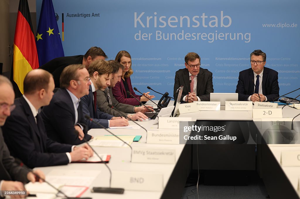 German Foreign Ministry Crisis Group Meets Over Iran Conflict