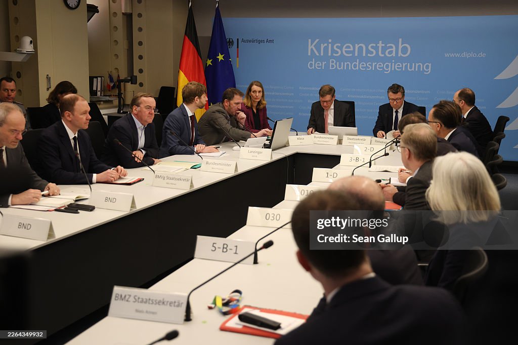 German Foreign Ministry Crisis Group Meets Over Iran Conflict