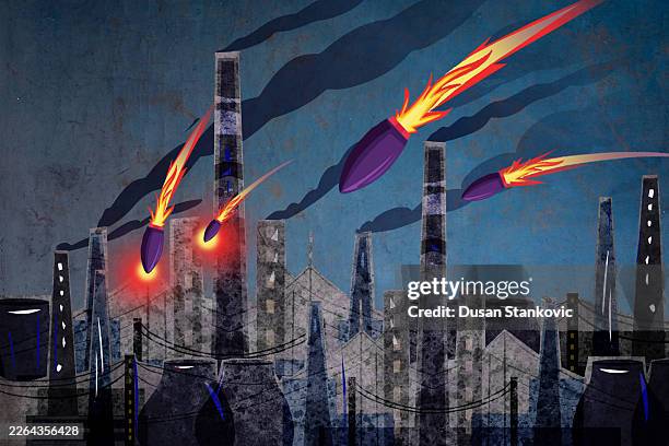stadtkriegsthema 2026 - zerstörte stadt stock-grafiken, -clipart, -cartoons und -symbole
