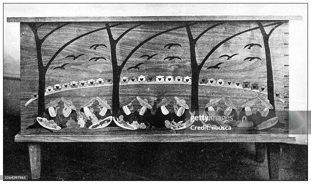 Inlaid Chest, by Mabel De Grey