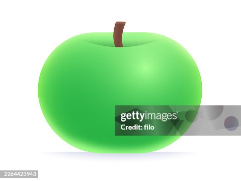 Apple 3D Design Element Apple 3D Design Element