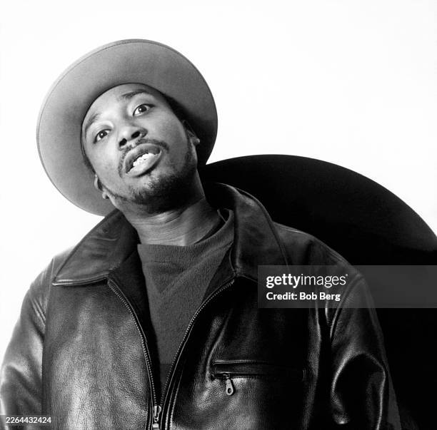 American rap artist Ol' Dirty Bastard , of the American hip hop group Wu-Tang Clan, poses for a portrait in New York City, New York, February 1997.