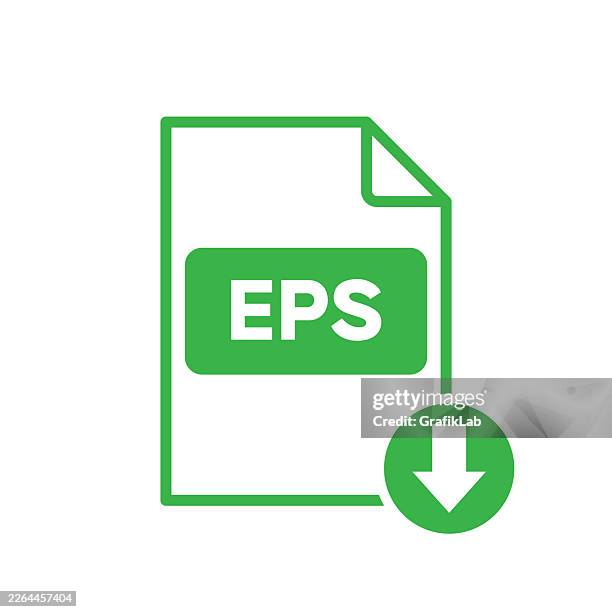 eps format download file icon prepress graphic design document - prepress vector stock illustrations