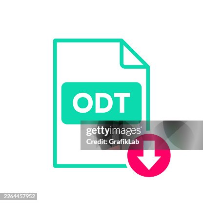 Open Document Text ODT Format Download Icon Open Document Text ODT Format Download Icon