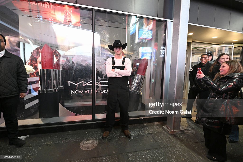 Rob Rausch Surprise Appearance With MAC Cosmetics For Sephora Launch