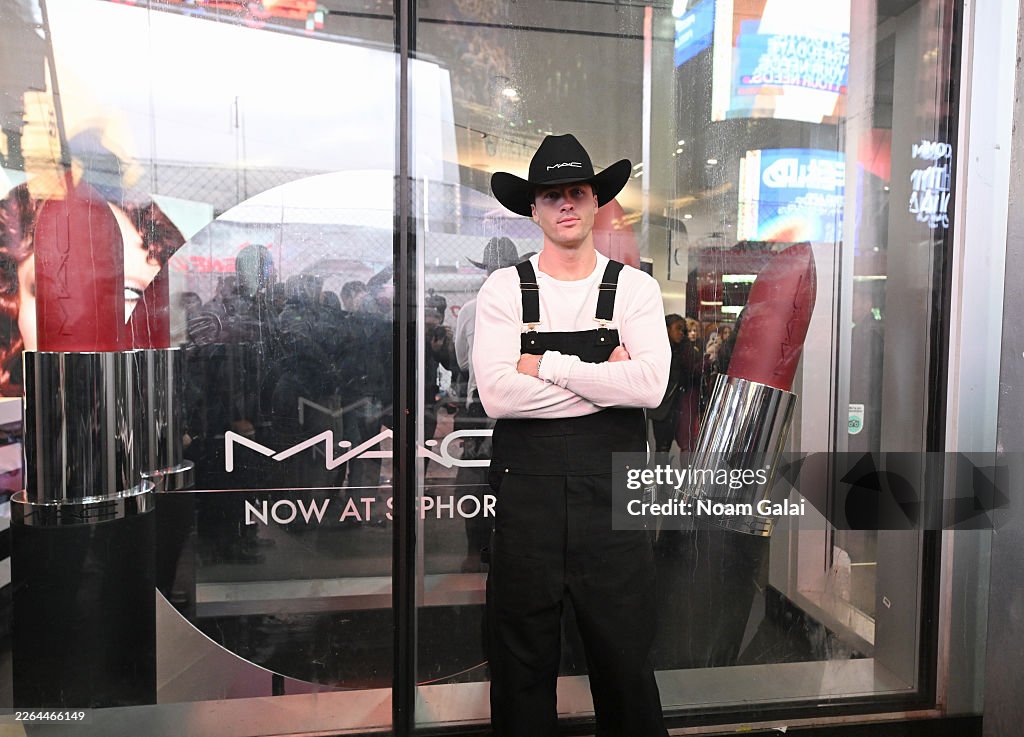 Rob Rausch Surprise Appearance With MAC Cosmetics For Sephora Launch