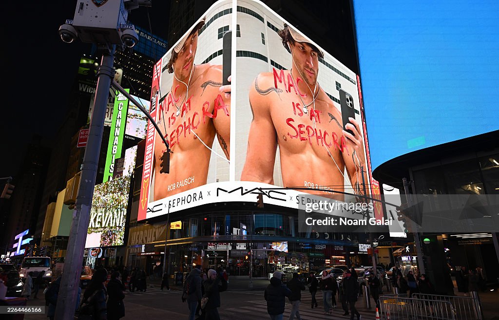 Rob Rausch Surprise Appearance With MAC Cosmetics For Sephora Launch