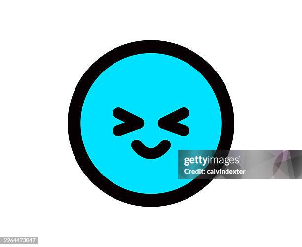bright happy emoji - feedback loop stock illustrations