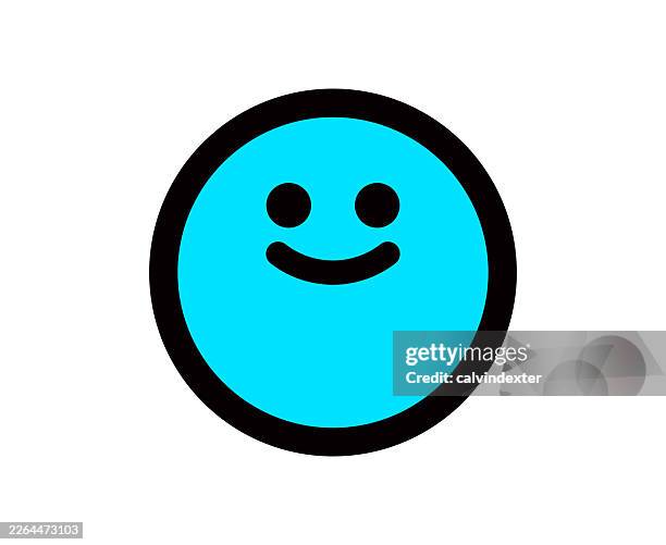 bright happy emoji - feedback loop stock illustrations