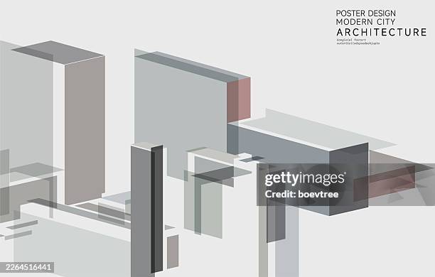 abstract construction concepts background - colour block background stock illustrations