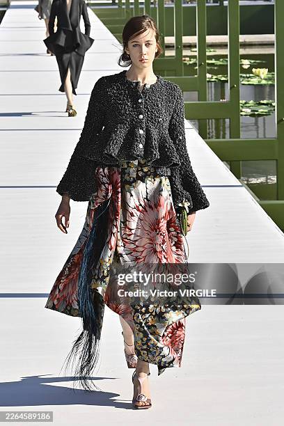 Model walks the runway during the Christian Dior Ready to Wear Fall/Winter 2026-2027 fashion show as part of Paris Fashion Week on March 03, 2026 in...
