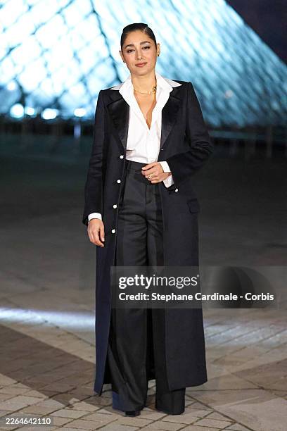 Golshifteh Farahani attends the Grand Dîner du Louvre at Musee du Louvre on March 03, 2026 in Paris, France. The purpose of this annual evening is to...