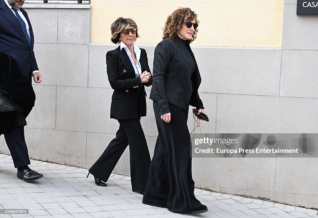 Funeral Chapel For Fernando Onega At The Casa De Galicia In Madrid
