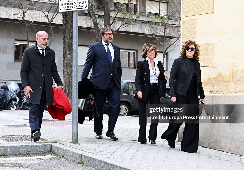 Funeral Chapel For Fernando Onega At The Casa De Galicia In Madrid