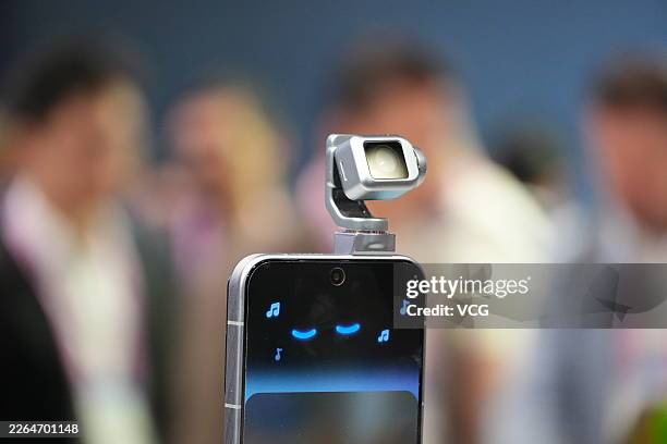Honor Robot Phone is on display at Honor booth during 2026 Mobile World Congress on March 2, 2026 in Barcelona, Spain. The 2026 Mobile World Congress...