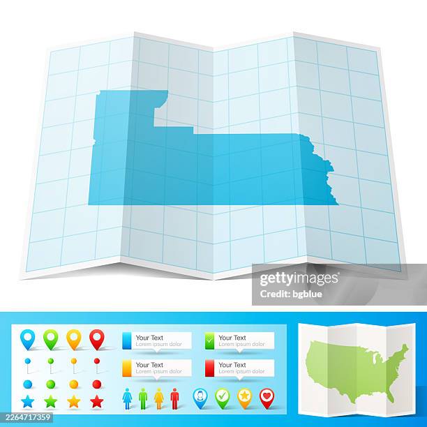 orange county, florida map with location pins on white background - orange county stock illustrations