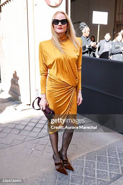 Diane Kruger attends the Balmain Womenswear Fall/Winter 2026-2027 show as part of Paris Fashion Week on March 04, 2026 in Paris, France.