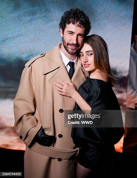 Jordan Firstman and Rachel Sennott at the Balenciaga fashion show as part of Paris Fashion Week Fall 2026 on March 07, 2026 in Paris, France.