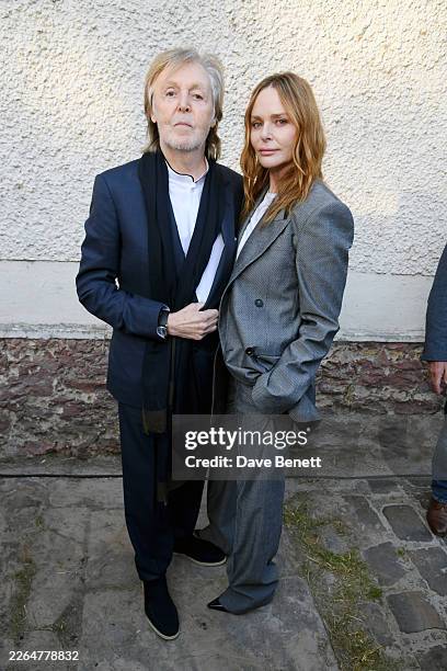 Paul McCartney and Stella McCartney attend Stella McCartney WI26 Show at Le Grand Manege Jean Caucanas on March 04, 2026 in Paris, France.