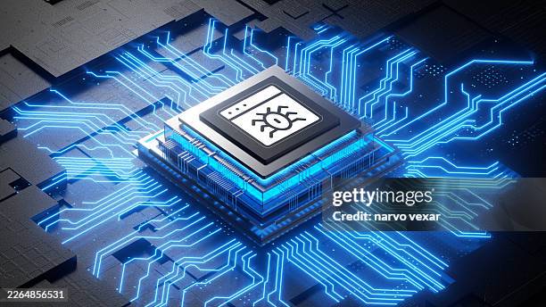 konzept des computervirus-malware-bugs - spyware stock-fotos und bilder