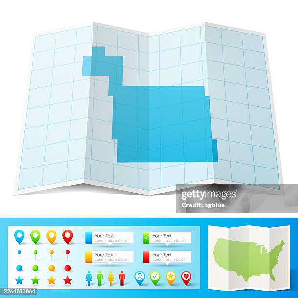 ward county, north dakota map with location pins on white background - minot north dakota stock illustrations